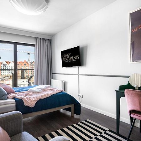 Waterlane W Oknami Na Rzeke - Marina View - Comfy Apartments Gdańsk Eksteriør billede