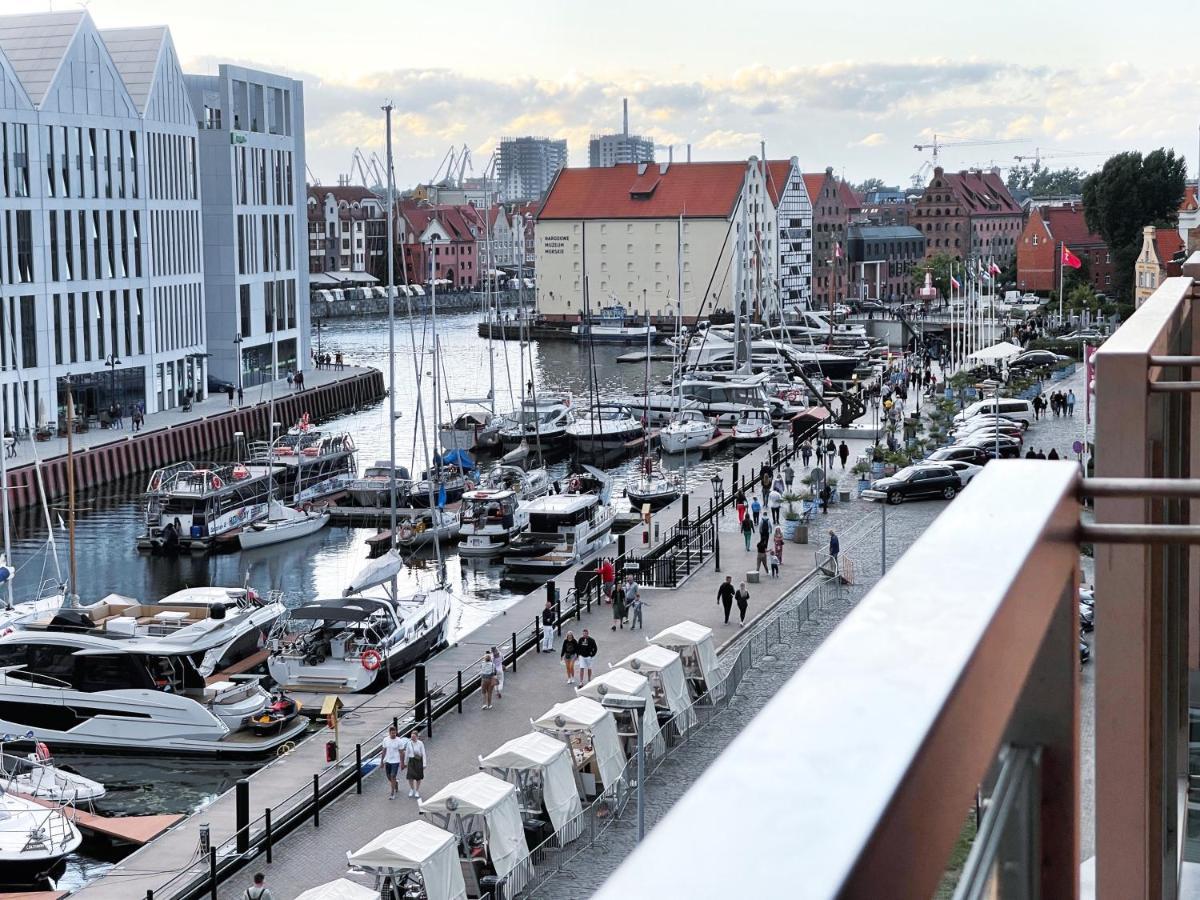 Waterlane W Oknami Na Rzeke - Marina View - Comfy Apartments Gdańsk Eksteriør billede