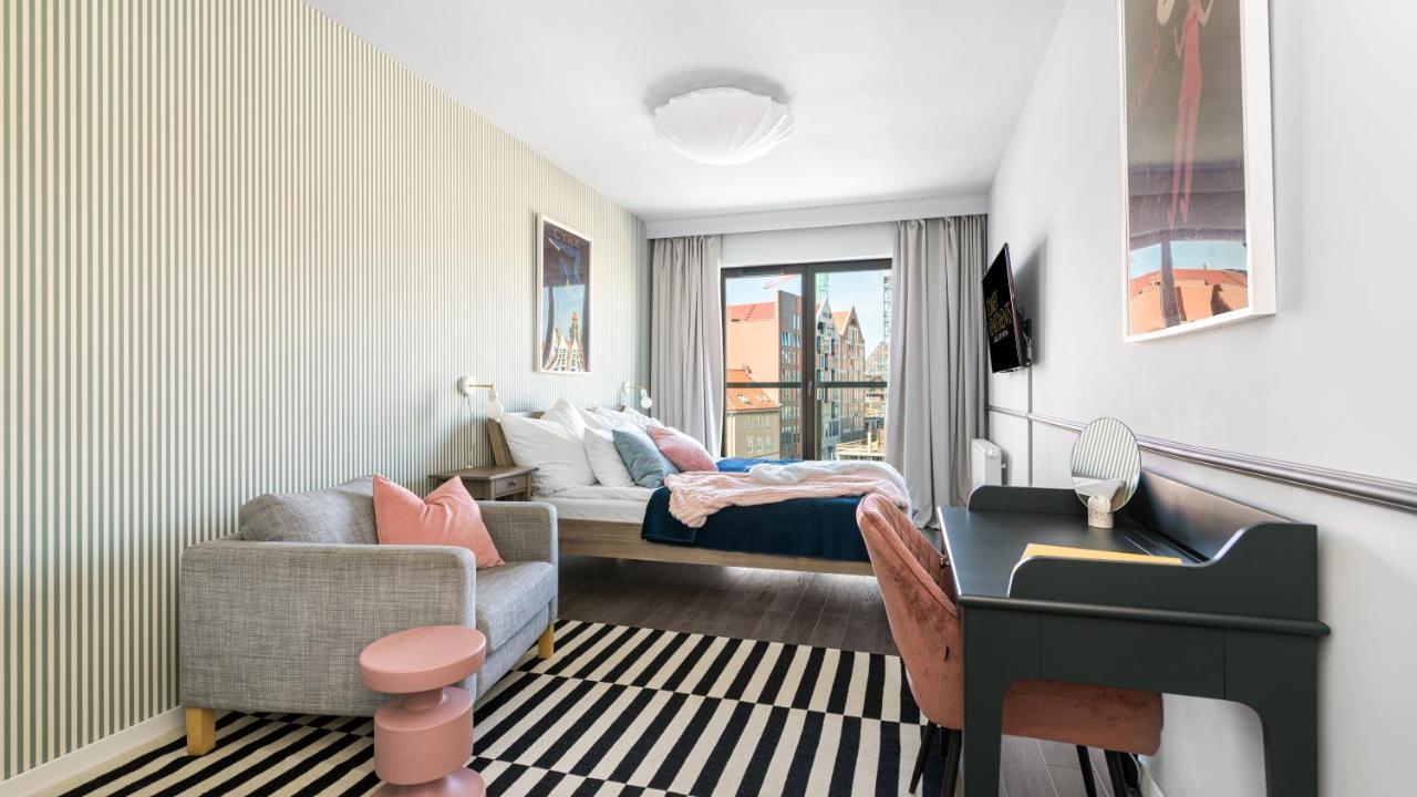 Waterlane W Oknami Na Rzeke - Marina View - Comfy Apartments Gdańsk Eksteriør billede